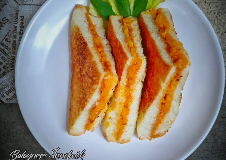 Resep Bolognese Sandwich Anti Gagal