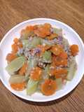 Sauteed Chayote and Carrot