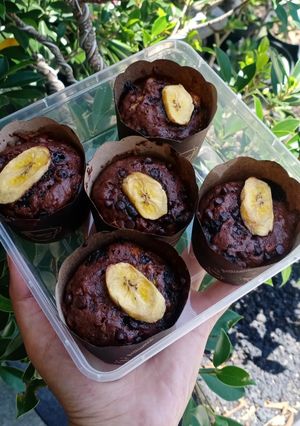Foto resep Muffin Coklat Pisang (Choco Banana Muffin)