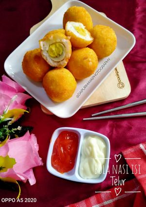 Foto resep Bola Nasi Isi Telur