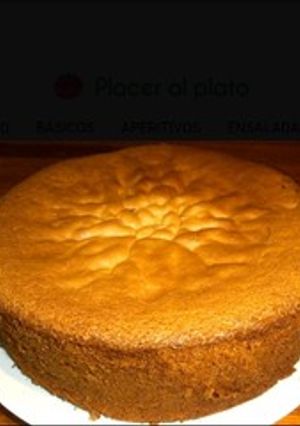 Una foto de Bizcocho sin gluten para torta