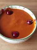 Salmorejo de cerezas