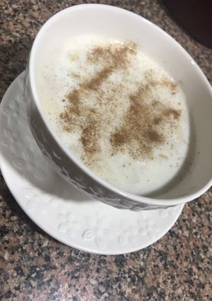 صورة لوصفة شوفان باللبن والقرفه