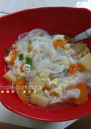 Foto resep Kwetiau Kuah Sayur