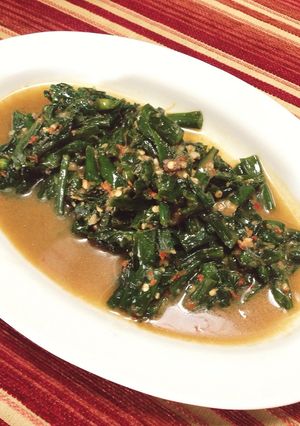 Foto resep Sayur genjer pedas belacan