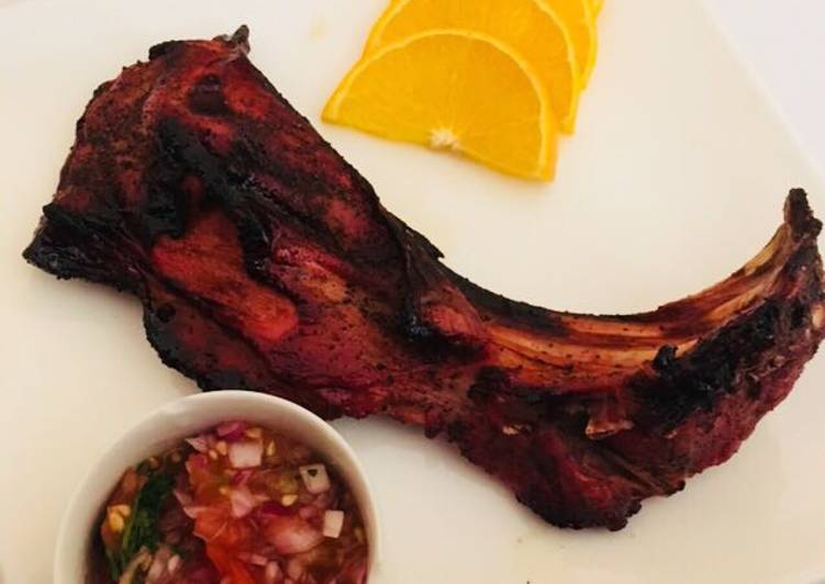 Recipe of Super Quick Homemade Orange and honey BBQ ribs