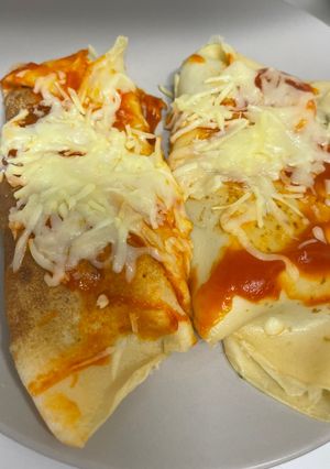 Una foto de Crepes rellenos de espinacas en Mambo