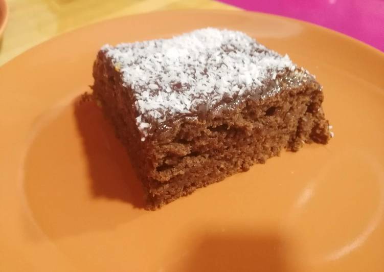 Bizcocho vegano de plátano y chocolate