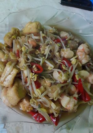 Foto resep Tumis Toge Tahu Udang