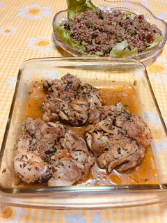 Una foto de Piernas de Pollo con Chimichuri!!