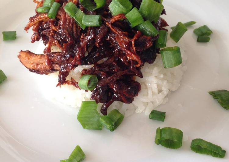 Steps to Prepare Perfect Slow Cooker Honey Teriyaki Chicken