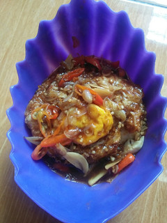Foto resep Telor ceplok saus tiram pedas