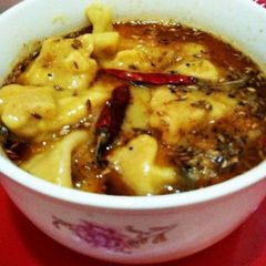 A picture of Dal Dhokli.