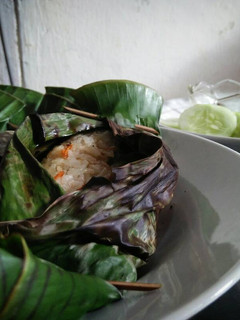 Foto resep Nasi bakar teri