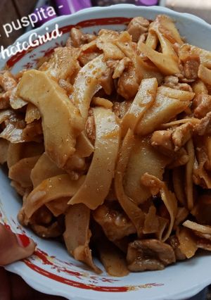 Foto resep Rebung Ayam Kecap