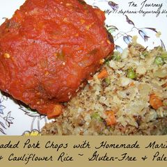 A picture of Cauliflower Rice ~ Gluten Free and Paleo.