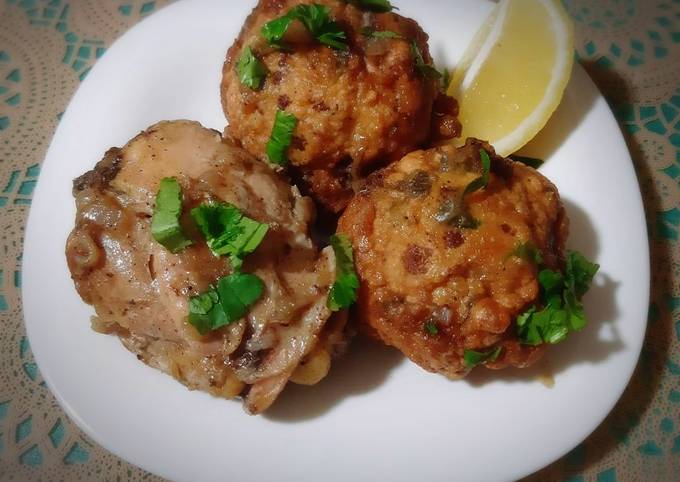 Beignets De Chou Fleur Au Poulet De Un Amour De Cuisine Cookpad