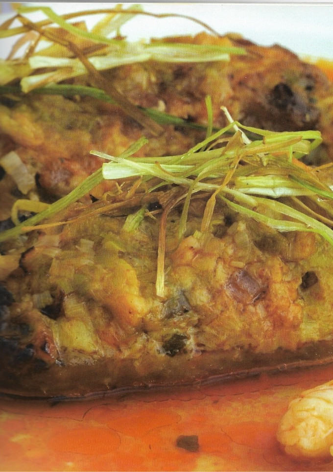 Una foto de Manitas de cerdo rellenas