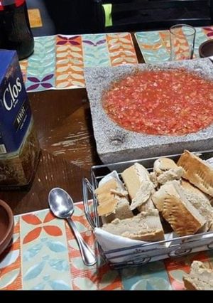 Una foto de Chancho en piedra con tortilla