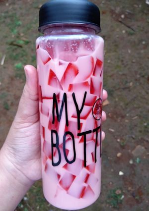 Foto resep Es Teh Susu Jelly