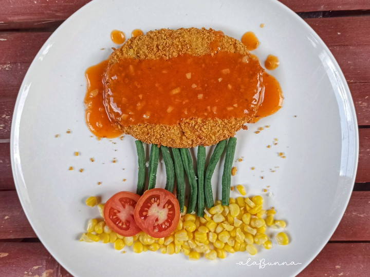 Bagaimana Menyiapkan 661. Steak Bihun Tempe yang Bisa Manjain Lidah