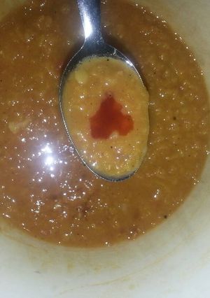 صورة لوصفة شوربة عدس.