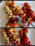 Brochetas de camarones a la plancha 🍤🍤🍤🍞