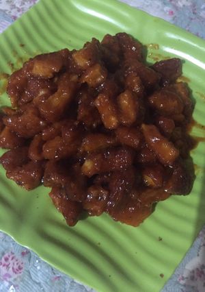 Foto resep Nugget saus spaghetti
