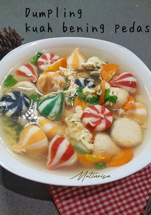 Foto resep Dumpling Kuah Bening Pedas