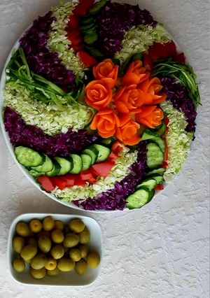 عکسی از دستور سالاد فصل