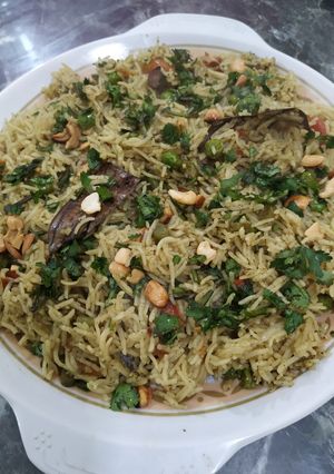 A picture of Biryani.