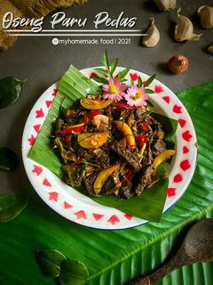 Foto resep Oseng Paru Pedas