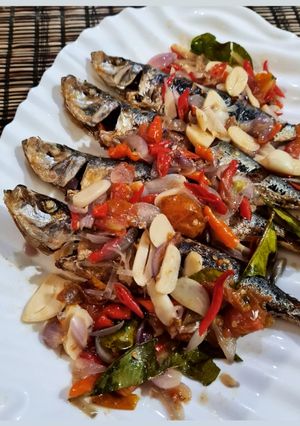 Foto resep Ikan Lemuru (Sarden) Goreng Pedas