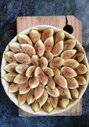 Una foto de Tarta de higos
