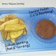 Sukun Goreng Dan Sambal Pedas