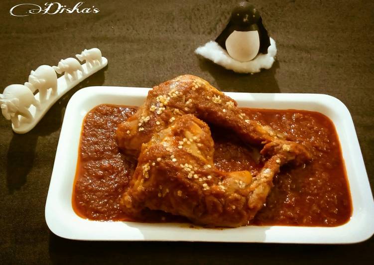 Steps to Prepare Ultimate Laal Kila Leg Piece (Chicken)