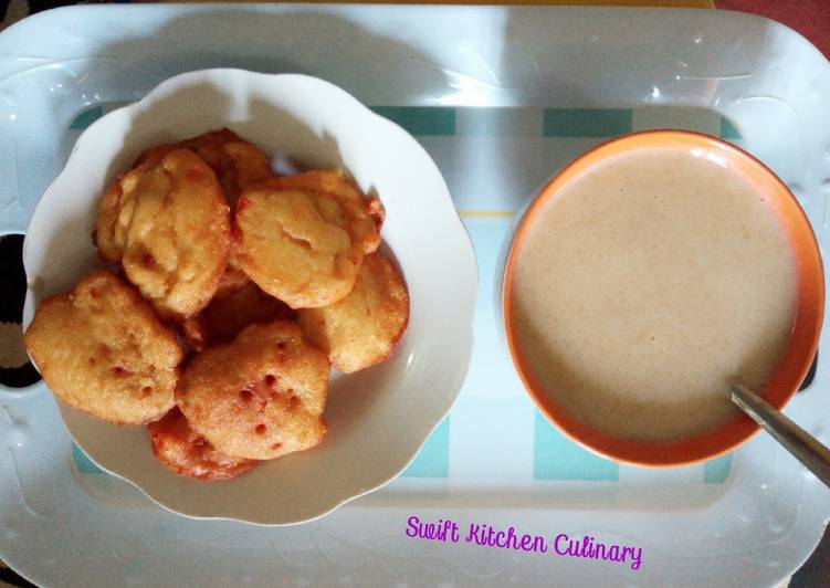 Recipe of Award-winning Akara and wheat pudding