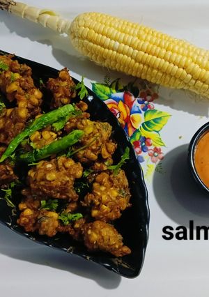 कॉर्न पकौड़े रेसिपी मुख्य फोटो