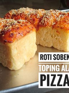 Foto resep Roti Sobek Toping Pizza Tanpa Mixer dan Tanpa Ulen