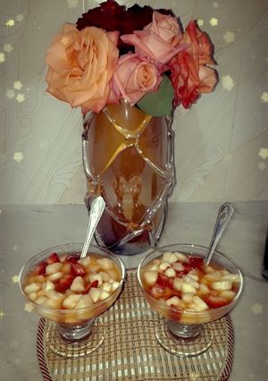 صورة لوصفة سلطة فواكه