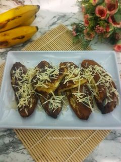 Foto resep 160# pisang gencet isi keju