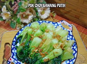 Gambar 28:3:26 - Pok choy bawang putih
