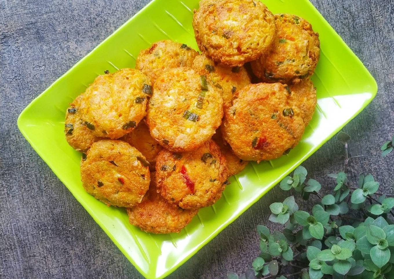 Perkedel Tahu Wortel Udang