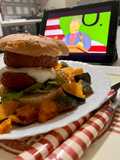 Panino con veggy burger 🍔🎃🍔