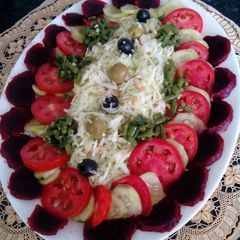 A picture of Assorted vegetable salad.