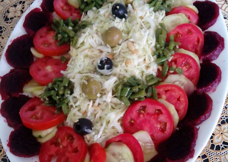 Easiest Way to Make Homemade Assorted vegetable salad