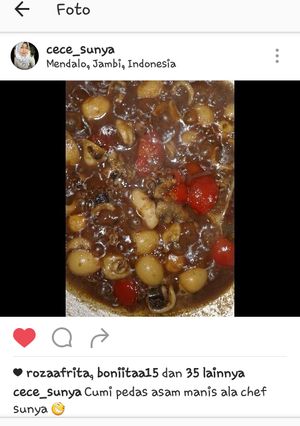 Foto resep Cumi Asam Pedas Manis