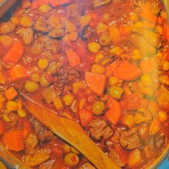 A picture of Moroccan Lamb Stew.