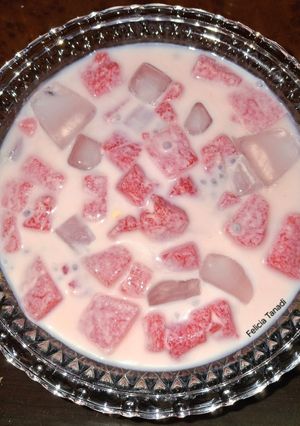 Foto resep Es Susu Semangka