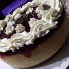 Una foto de Tarta de queso horneada